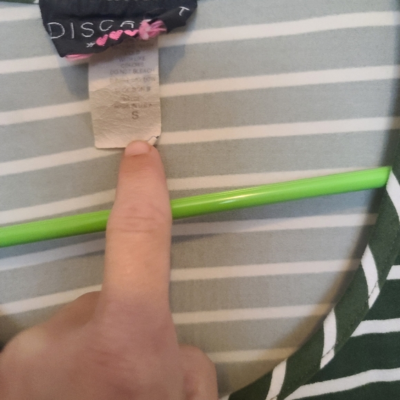 Green striped maxi dress - Picture 3 of 5